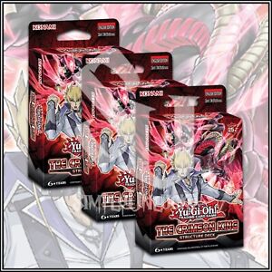 YuGiOh THE CRIMSON KING STRUCTURE DECK x3 | 49 Cards FACTORY SEALED